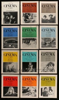 3h643 LOT OF 12 CAHIERS DU CINEMA MAGAZINES '66 1st 12 issues of the English language version!