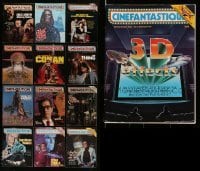 3h622 LOT OF 13 1981-83 CINEFANTASTIQUE MAGAZINES '81-83 cool horror/fantasy/sci-fi movies!
