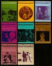 3h588 LOT OF 8 1970-72 FILM COMMENT MAGAZINES '70-72 filled with movie images & information!