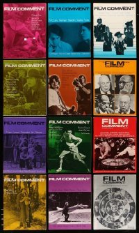 3h591 LOT OF 12 1973-74 FILM COMMENT MAGAZINES '73-74 filled with movie images & information!