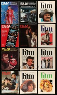 3h594 LOT OF 12 1977-78 FILM COMMENT MAGAZINES '77-78 filled with movie images & information!