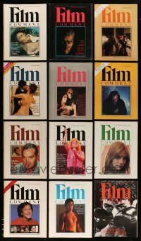 3h596 LOT OF 12 1979-80 FILM COMMENT MAGAZINES '78-80 filled with movie images & information!