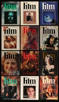 3h597 LOT OF 12 1981-82 FILM COMMENT MAGAZINES '81-82 filled with movie images & information!