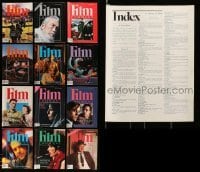 3h600 LOT OF 12 1987-88 FILM COMMENT MAGAZINES '87-88 filled with movie images & information!