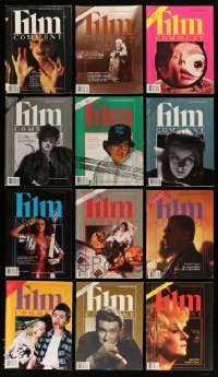3h601 LOT OF 12 1989-90 FILM COMMENT MAGAZINES '89-90 filled with movie images & information!
