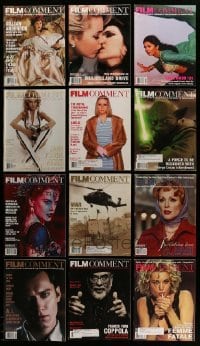 3h607 LOT OF 12 2001-02 FILM COMMENT MAGAZINES '01-02 filled with movie images & information!