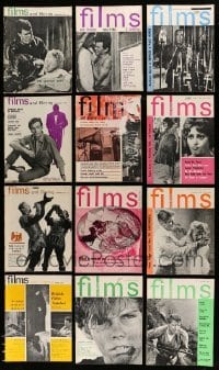 3h569 LOT OF 12 1964 FILMS & FILMING MAGAZINES '64 filled with movie images & information!