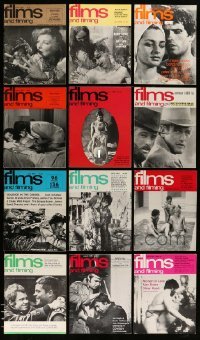 3h574 LOT OF 12 1969 FILMS & FILMING MAGAZINES '69 filled with movie images & information!