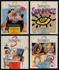 3h668 LOT OF 4 SCENARIO VOL. 1 1995 MAGAZINES '95 filled with movie images & information!