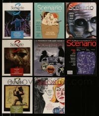 3h654 LOT OF 8 SCENARIO VOL. 4-5 1998-99 MAGAZINES '98-99 filled with movie images & information!