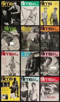3h579 LOT OF 12 1974 FILMS & FILMING MAGAZINES '74 filled with movie images & information!