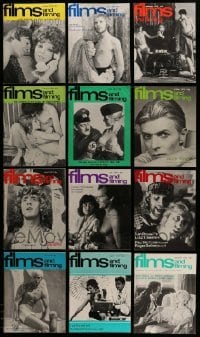 3h580 LOT OF 12 1975 FILMS & FILMING MAGAZINES '75 filled with movie images & information!