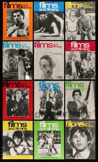 3h583 LOT OF 12 1978 FILMS & FILMING MAGAZINES '78 filled with movie images & information!