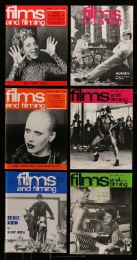 3h585 LOT OF 6 1980 FILMS & FILMING MAGAZINES '80 filled with movie images & information!