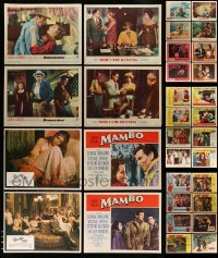 3h247 LOT OF 56 LOBBY CARDS '40s-60s incomplete sets from a variety of different movies!