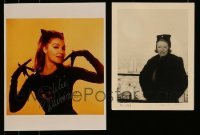 3h190 LOT OF 2 SIGNED PHOTOS '30s & '90s Julie Newmar as Catwoman, plus 1930s German actress!