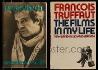 3h443 LOT OF 2 FRANCOIS TRUFFAUT BOOKS '70s-80s great illustrated biographies of the director!