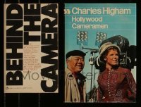 3h450 LOT OF 2 CINEMATOGRAPHY BOOKS '70s Behind the Camera, Charles Higham Hollywood Cameraman!