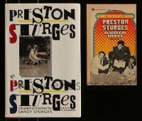 3h428 LOT OF 2 PRESTON STURGES BOOKS '70s-90s great illustrated biographies of the director!