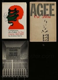 3h419 LOT OF 3 FILM CRITICISM HARDCOVER BOOKS '50s-70s with lots of information & illustrations!