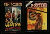 3h431 LOT OF 2 MOVIE POSTER HARDCOVER BOOKS '80s International Film Poster, Great Movie Posters!