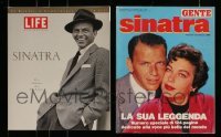 3h682 LOT OF 2 FRANK SINATRA TRIBUTE MAGAZINES '80s-90s he's on the cover of Life & Gente!