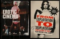 3h425 LOT OF 2 SEXPLOITATION BOOKS '90s-00s Erotic Cinema, From Exploitation to Sexploitation!