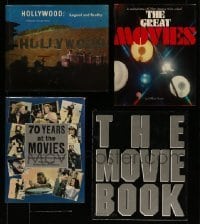 3h404 LOT OF 4 HARDCOVER BOOKS '70s-90s 70 Years at the Movies, Hollywood: Legend & Reality+more!