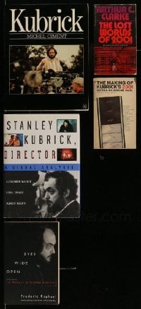 3h390 LOT OF 5 STANLEY KUBRICK BOOKS '70s-00s The Making of 2001 A Space Odyssey & much more!