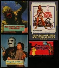 3h399 LOT OF 4 SCI-FI MOVIE POSTER BOOKS '70s-90s Mad Doctors, Monsters & Mummies + more!