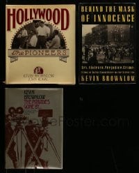 3h410 LOT OF 3 KEVIN BROWNLOW HARDCOVER BOOKS '60s-90s Hollywood: The Pioneers & more!