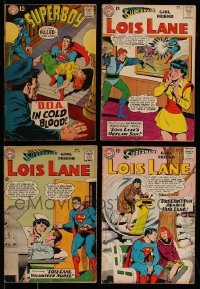3h171 LOT OF 4 DC COMIC BOOKS '60s Superboy & Superman's Girl Friend Lois Lane, w/12 cent covers!