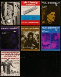 3h586 LOT OF 7 FILM COMMENT 1964-69 MAGAZINES '64-69 filled with movie images & information!