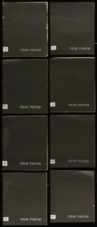 3h657 LOT OF 8 FILM FORUM MAGAZINES '54 filled with great movie articles from film buffs!