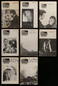 3h656 LOT OF 8 FILM SOCIETY REVIEW MAGAZINES '60s filled with movie images & information!
