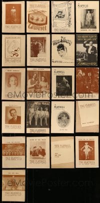 3h211 LOT OF 21 1940S PLAYBILLS '40s great images & info from a variety of different stage plays!