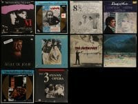 3h286 LOT OF 10 LASER DISCS OF INTERNATIONAL MOVIES '80s-90s M, Belle De Jour, 8 1/2 & more!
