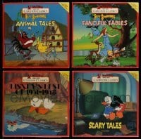 3h303 LOT OF 4 LASER DISCS OF DISNEY SHORTS '80s Animal Tales, Fanciful Fables, Scary Tales!