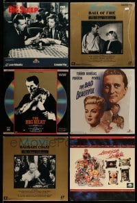 3h300 LOT OF 6 LASER DISCS OF CLASSIC MOVIES '80s-90s Big Sleep, Ball of Fire, American Graffiti!