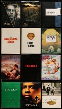 3h350 LOT OF 12 PRESSKITS '92 - '03 containing a total of 85 8x10 stills in all!