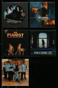 3h361 LOT OF 5 CD ONLY PRESSKITS '00s Harry Potter, Bourne Identity, Pianist, Punch-Drunk Love!