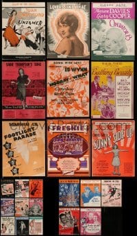 3h308 LOT OF 23 SHEET MUSIC '20s-50s great songs from a variety of different movies!