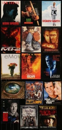 3h187 LOT OF 15 SCREENING PROGRAMS '90s-00s great images & information from a variety of movies!