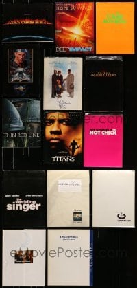3h348 LOT OF 14 PRESSKITS '93 - '02 containing a total of 104 8x10 stills in all!