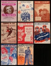 3h324 LOT OF 8 1940S SHEET MUSIC '40s great songs from a variety of different movies!