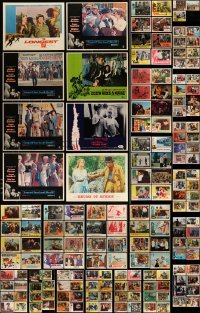 3h233 LOT OF 331 1960S LOBBY CARDS '60s incomplete sets from a variety of different movies!