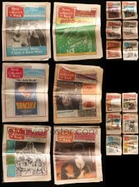 3h633 LOT OF 18 MOVIE COLLECTOR'S WORLD MAGAZINES '90s ads of vintage movie posters for sale!