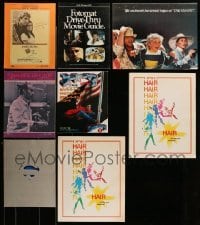 3h125 LOT OF 8 SHEET MUSIC, PROMO BROCHURES AND PROGRAMS '70s-80s from a variety of movies!