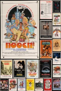 3h218 LOT OF 67 FOLDED ONE-SHEETS '70s-80s great images from a variety of different movies!
