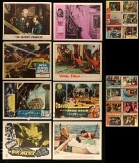 3h265 LOT OF 22 HORROR/SCI-FI LOBBY CARDS '50s-80s scenes from a variety of different movies!